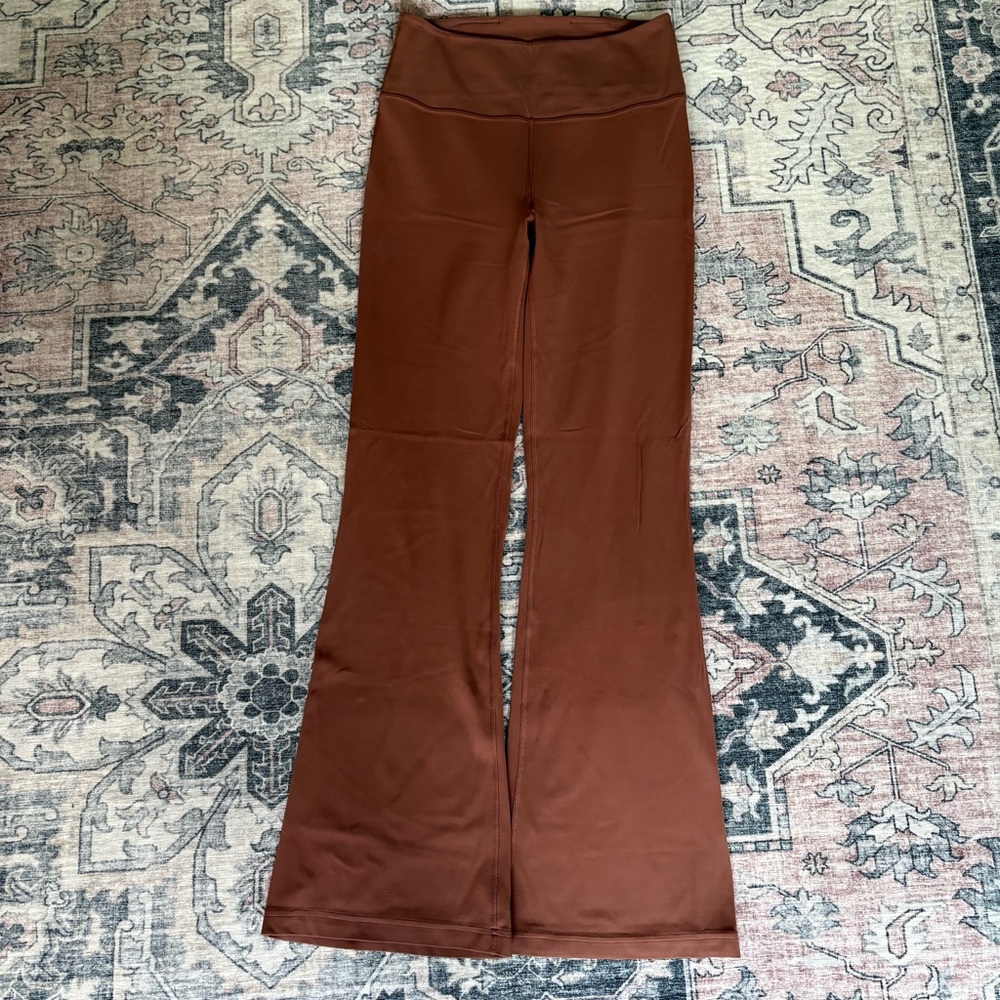 🤎 Lululemon Super High Rise Groove Flares, Ancient Copper, sz. 10, *Nulu 🤎